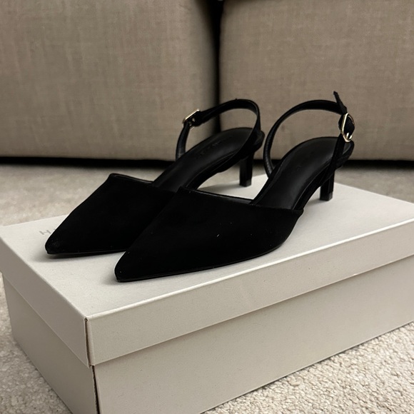 Charles & Keith Shoes - Charles & Keith Black Pointed Heels
